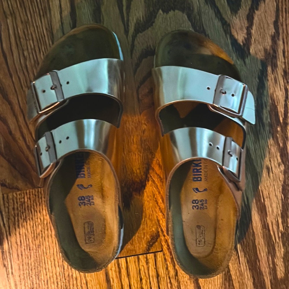Rose Gold Birkenstocks size 38